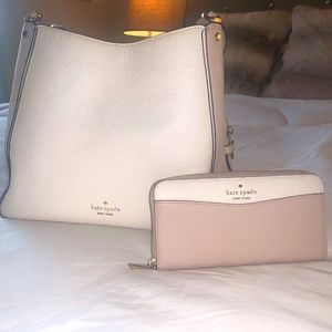 Kate Spade Leila triple compartment shoulder bag and wallet